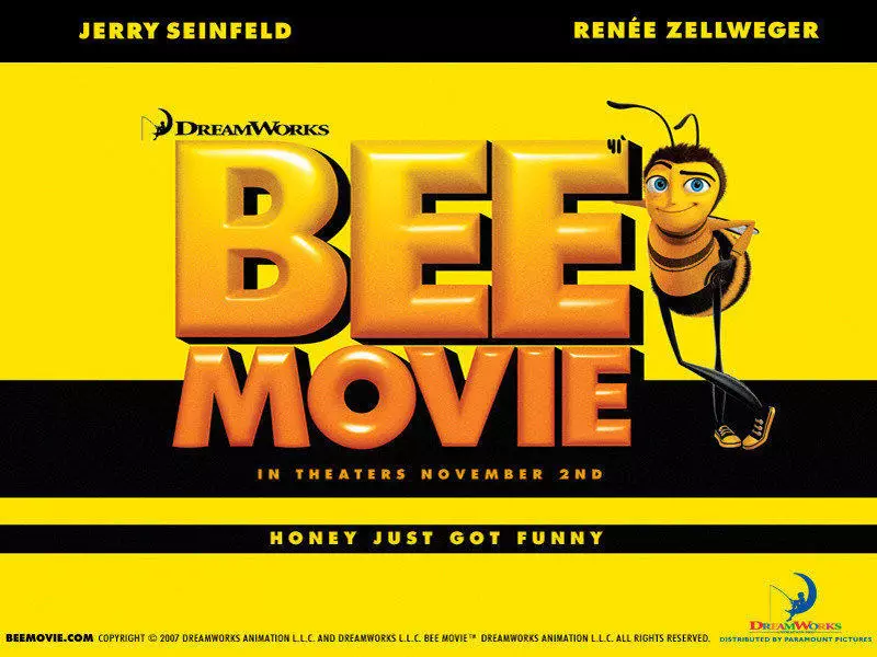 Bee Movie Nail Inspired