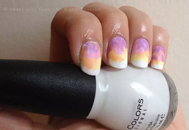 watercolour mani