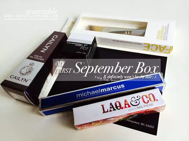 Wantable Beauty Box - September