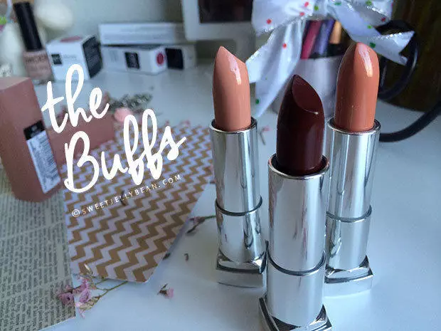 Maybelline The Buffs Nude Lipsticks Review