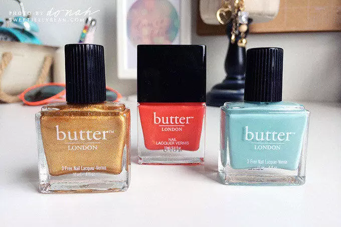 butter London Brilliant Bronze Collection Nail Art