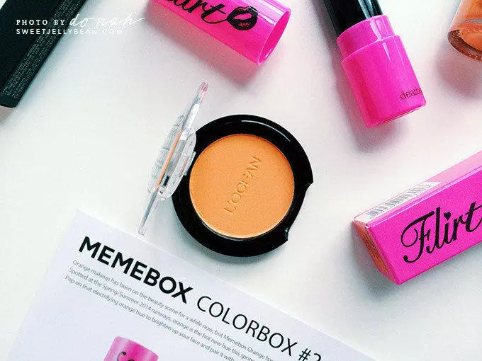 Memebox Colorbox #2 Orange Unboxing