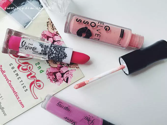 2nd Love Cosmetics Lip Products Review