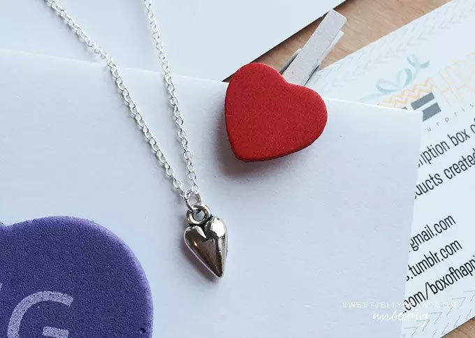 Box of Happies Unboxing - Heart Necklace