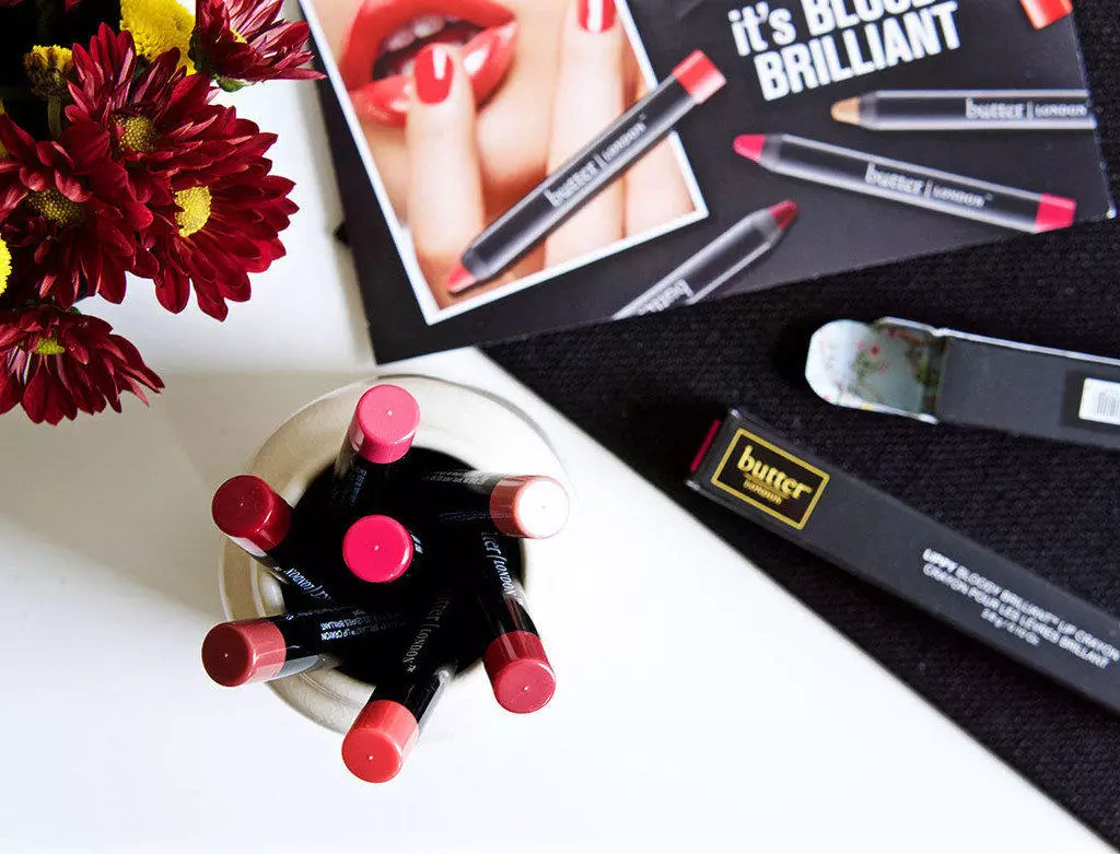 butter London Bloody Brilliant Lip Crayon Collection